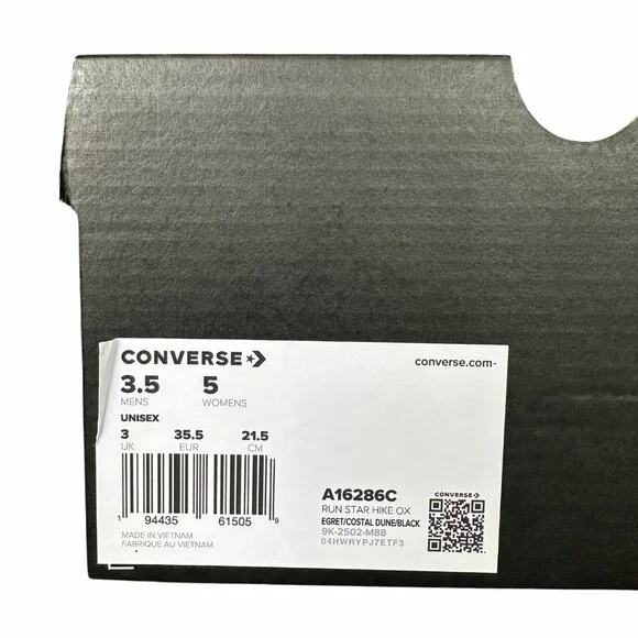 ❤️Converse Run Star Hike Platform Archive Leopard 5 Women's Shoes White A16286C - Picture 10 of 14